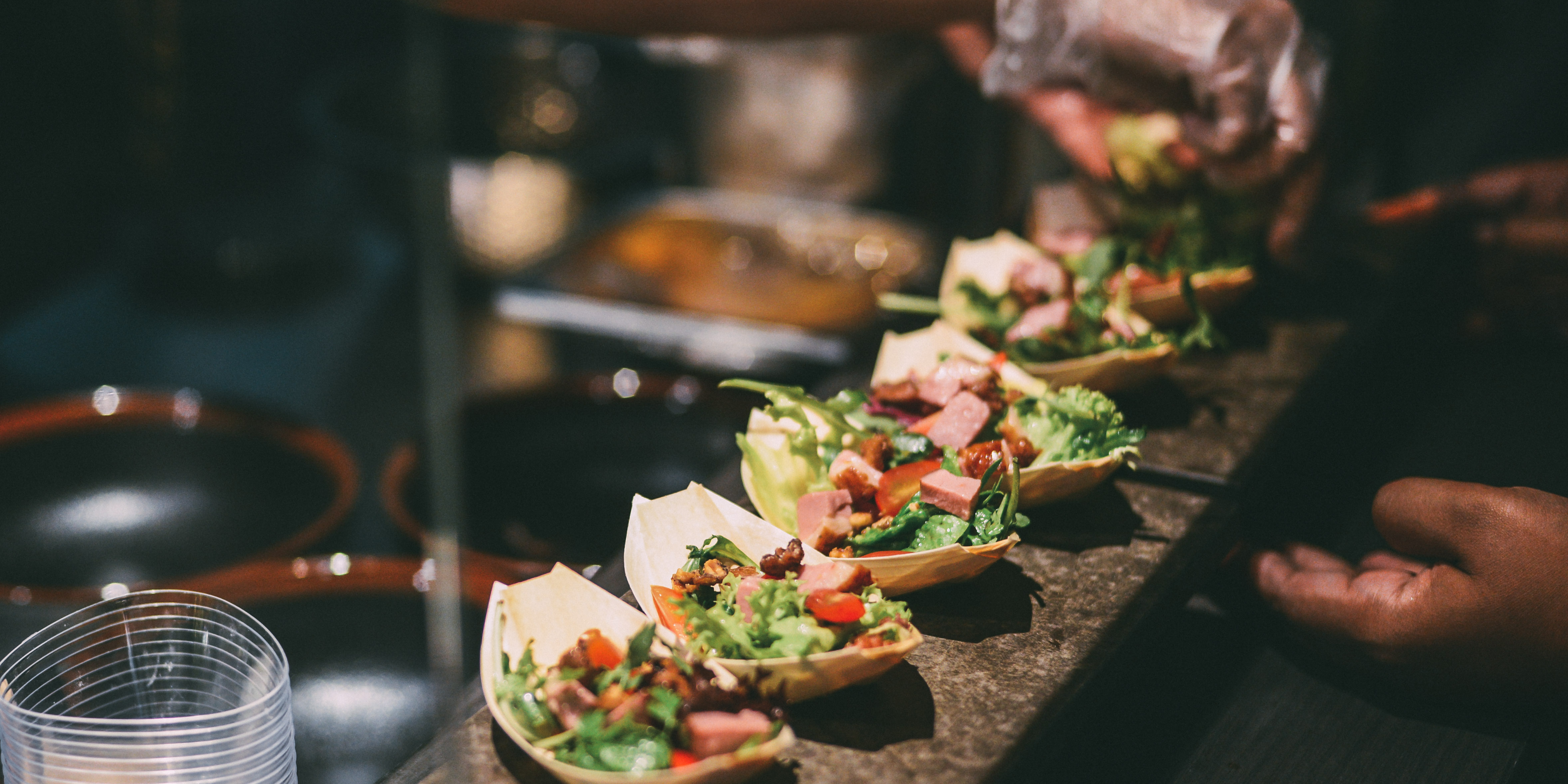 Small Portion of Food for Tasting